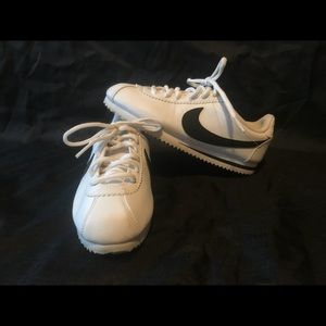 Nike Leather White Cortez Sneakers